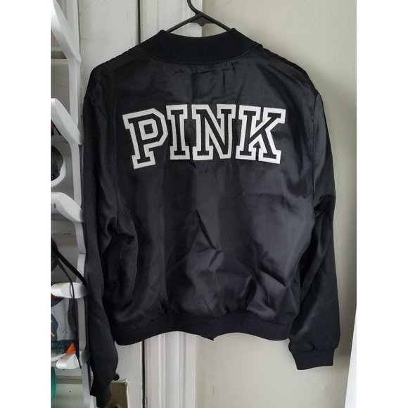 Victoria Secret Satin Bomber Size Medium - Picture 8 of 8